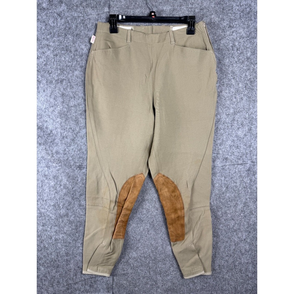 THE TAILORED SPORTSMAN Breeches 28 Beige Trophy Hunter 1965 Knee Patch